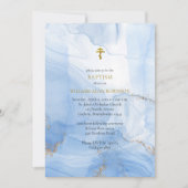 Invitation Spring of Eternal Life Orthodox Christian Baptism (Devant)