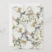 Invitation Spring or Winter floral Bridal Shower (Dos)