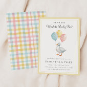 Invitation Spring Pastel Duck Gender Reveal