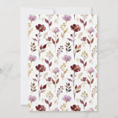 Invitation Spring Purple-Toned Botanical Branches Tiara XVs (Dos)