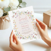 Invitation Spring Wildflower Butterfly Garden Sweet 16