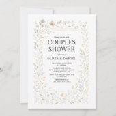 Invitation Spring Wildflower Garden Couples Shower (Devant)