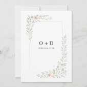 Invitation Spring Wildflower Garden Couples Shower (Dos)
