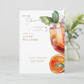 Invitation Spritzing it up Apéritif Blanc Aperol Enterrement (Debout devant)