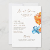 Invitation Spritzing it up Recette Aperol Fête des mariées (Devant)