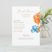 Invitation Spritzing it up Recette Aperol Fête des mariées (Debout devant)