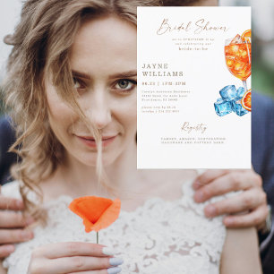 Invitation Spritzing it up Recette Aperol Fête des mariées
