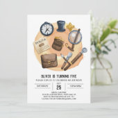 Invitation Spy Enchanted Detective Anniversaire (Debout devant)