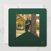 Invitation Square Chalkboard Graduation (Dos)