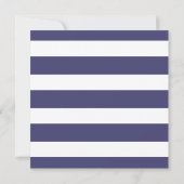 Invitation Square Nautical Navy Blue Anchor Boy Baby Shower (Dos)