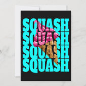 Invitation Squash dire doux motif crème glacée squash trainer (Devant)