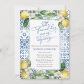 Invitation Squeeze | Fête des mariées méditerranéenne au citr (Devant)