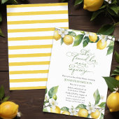 Invitation Squeeze | Fête des mariées méditerranéenne au citr