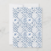 Invitation Squeeze principal Aquarelle moderne Fête des marié (Dos)