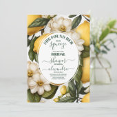 Invitation Squeeze principal Aquarelle moderne Fête des marié (Debout devant)