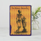 Invitation Squelette aucuns os à son sujet partie de (Debout devant)