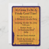 Invitation Squelette aucuns os à son sujet partie de (Dos)