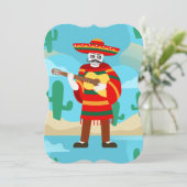 Invitation squelette de cinco de mayo (Debout devant)