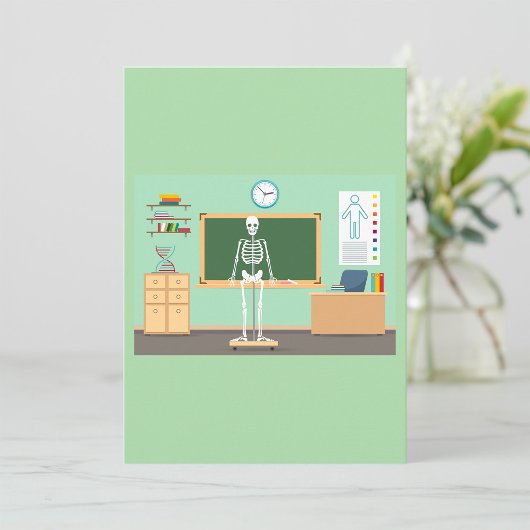 Invitation Squelette de cours de science