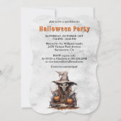 Invitation Squelette déplaisant Jack O’Lanterns (Devant)