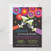 Invitation Squelette Margarita Toast Mexicaine Fiesta (Devant)