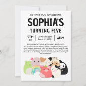 Invitation Squishmallow Birthday Party (Devant)