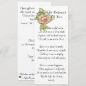 Invitation ST. La Personnaliser poétique de Valentine (Devant / Derrière)