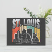 Invitation St. Louis Missouri Vintage (Debout devant)