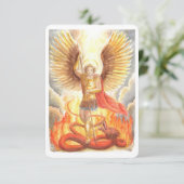 Invitation St.Michael the Archangel Prayer Card (Debout devant)