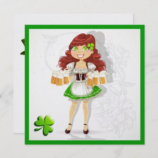 Invitation St. Patrick (Devant / Derrière)