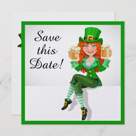 Invitation St. Patrick (Devant / Derrière)