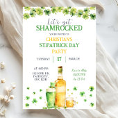 Invitation St Patrick Day Let's Get Shamrocked Party