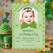 Invitation St. Patrick’s Day 1st Birthday
