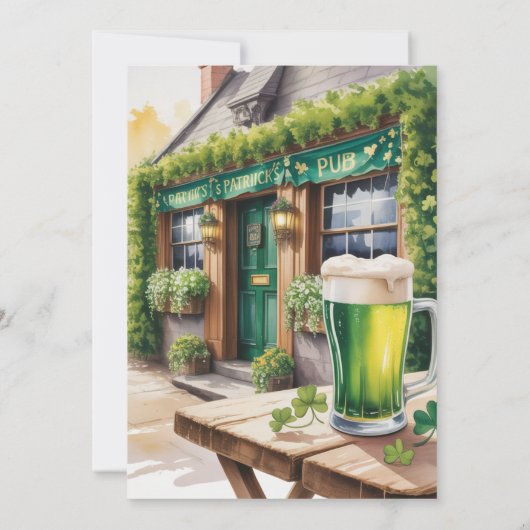 Invitation St Patrick’s Day Bar Pub Party (Dos)