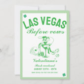 Invitation St patrick she found her lcuky charm bachelorette  (Devant)