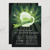 Invitation St. Patrick's Day Annual Bash Party (Devant / Derrière)