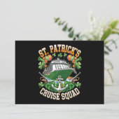 Invitation St Patrick's Day Cruise Squad 2025 Family Correspo (Debout devant)