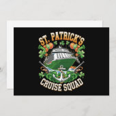 Invitation St Patrick's Day Cruise Squad 2025 Family Correspo (Devant / Derrière)