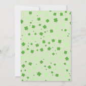 Invitation St. Patrick's Day Lucky One Shamrock 1er anniversa (Dos)