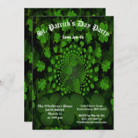 St Patrick's Day Party 4 Leaf Clover Kaleidoscope
