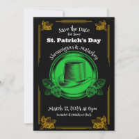 St. Patrick's Day Party Enregistrer la date Invita