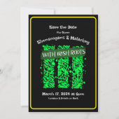Invitation St. Patrick's Day Party Save the Date Irish Roots (Devant)
