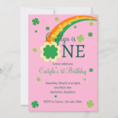 Invitation St. Patrick's Irish First 1st Birthday (Devant)