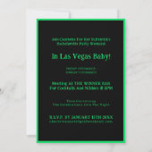 Invitation St Patrick's Las Vegas Bachelorette Party Black (Dos)