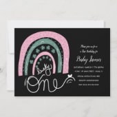 Invitation St. Patricks Lucky 1er Anniversaire Main tirée Arc (Devant)