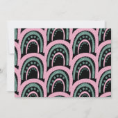 Invitation St. Patricks Lucky 1er Anniversaire Main tirée Arc (Dos)