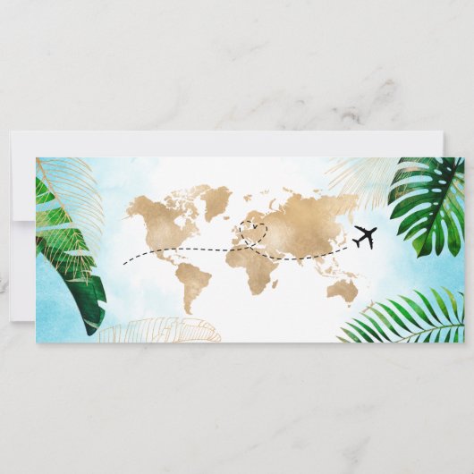 Invitation ST THOMAS Enregistrer la date Embarquement Pass Pl (Dos)