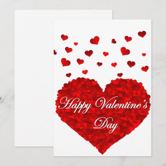 Invitation St-Valentin (Devant / Derrière)