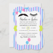 Invitation Staches ou coups de fouet Genre Révélation Partie (Devant)