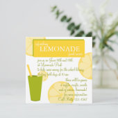 Invitation Stand de citronnade (Debout devant)